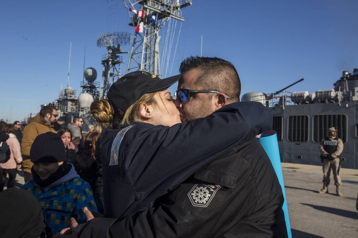 La fragata &#039;Santa María&#039; parte hacia la operación &#039;Sophia&#039; (II)