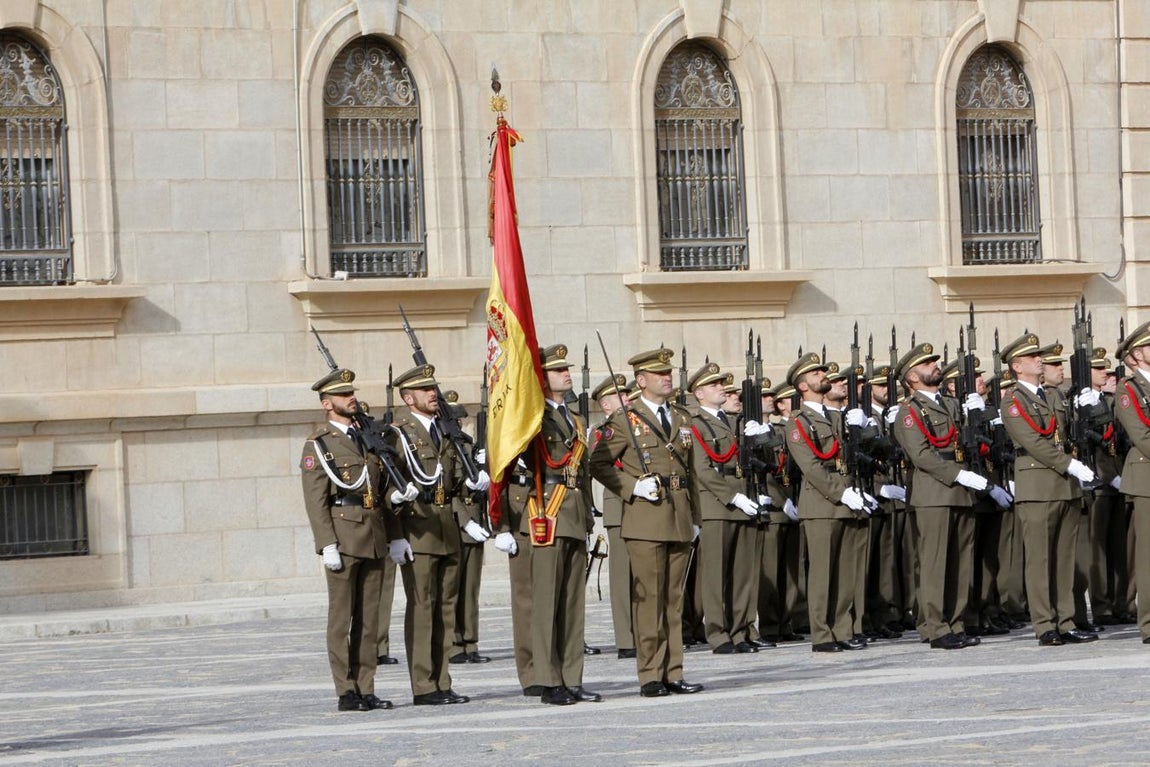El acto castrense de la Academia de Infantería, en imágenes