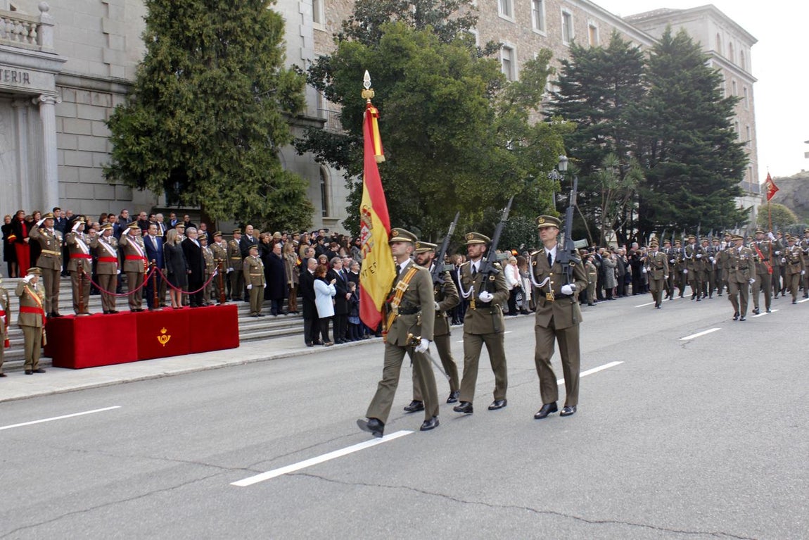 El acto castrense de la Academia de Infantería, en imágenes