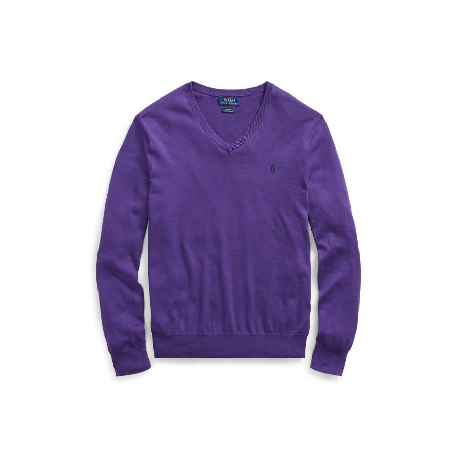 Ralph Lauren. Jersey Slim Fit con cuello de pico Precio: 134€).