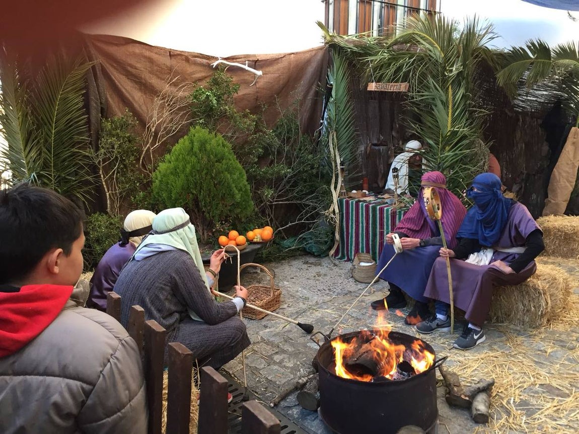 Belen viviente en Medina. 