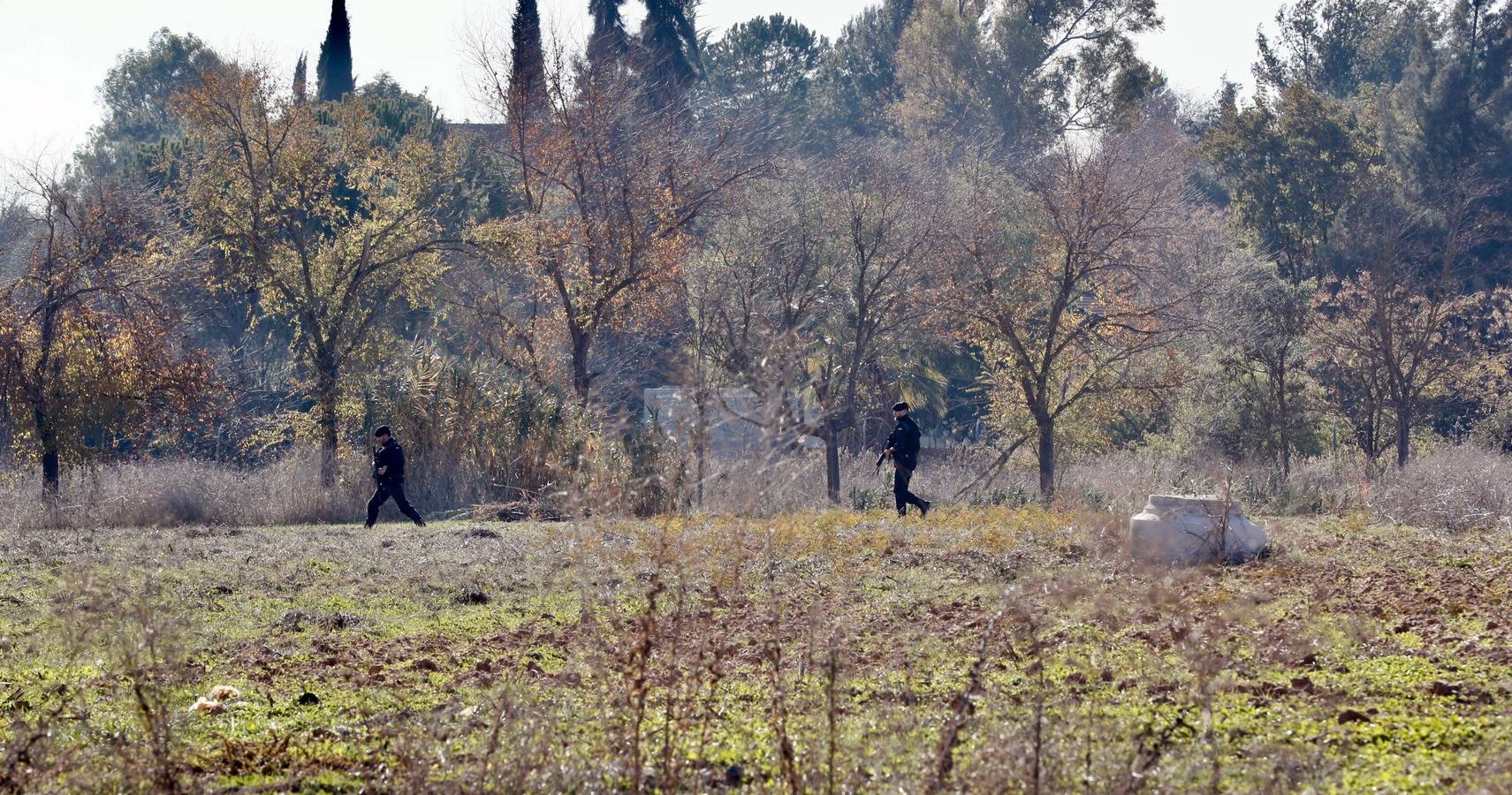 Imágenes de la actuación de la Guardia Civil tras el intento de robo de un chalé