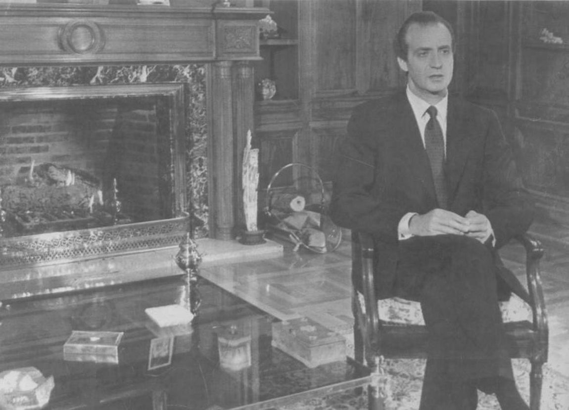 1982: «De la solidaridad y de la esperanza compartidas, nace la unión.Y todos sabemos que cuando los españoles nos sentimos unidos somos invencibles y nuestros propósitos se convierten en energía creadora».. 