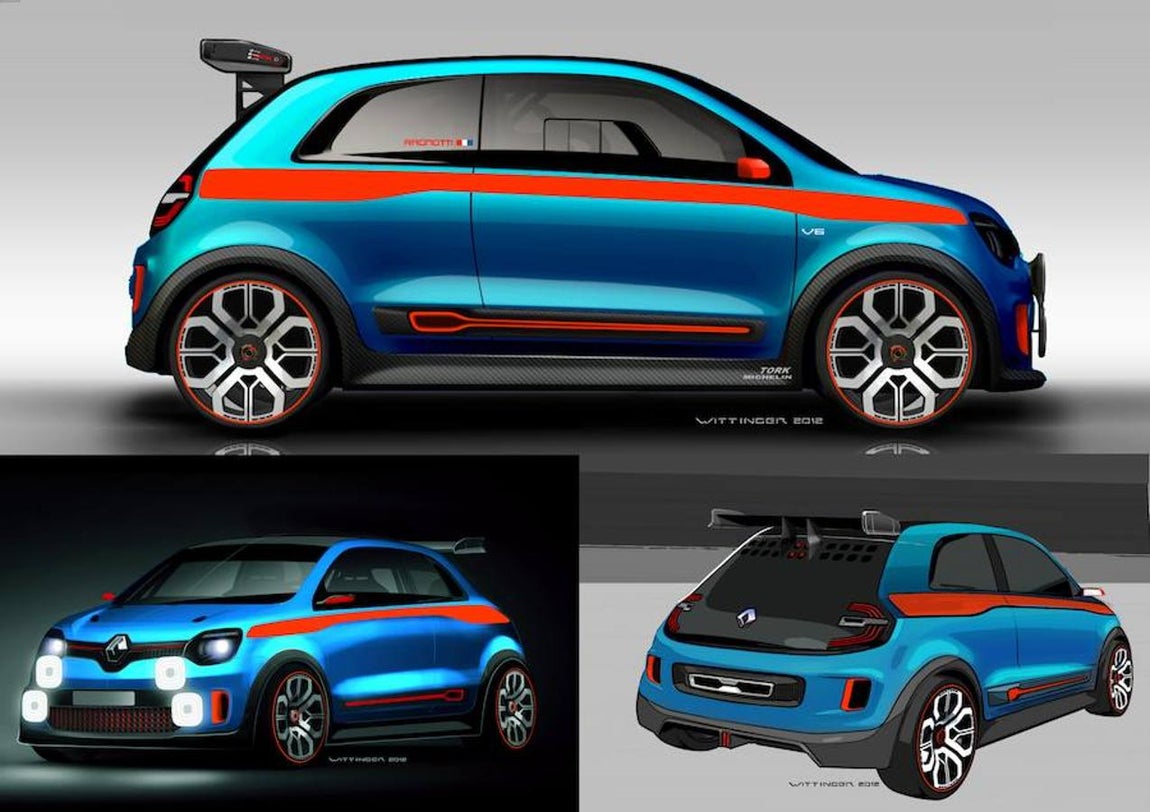Bocetos Renault Twingo. 