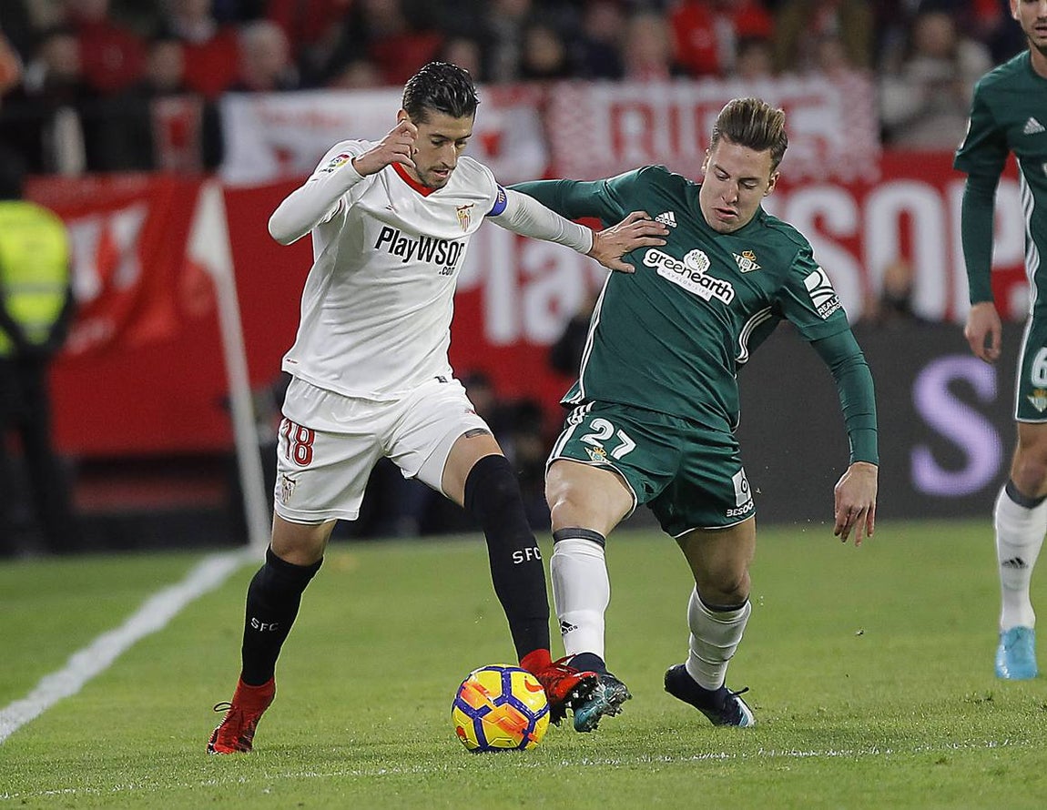 Las imágenes más trepidantes del derbi Sevilla FC-Real Betis