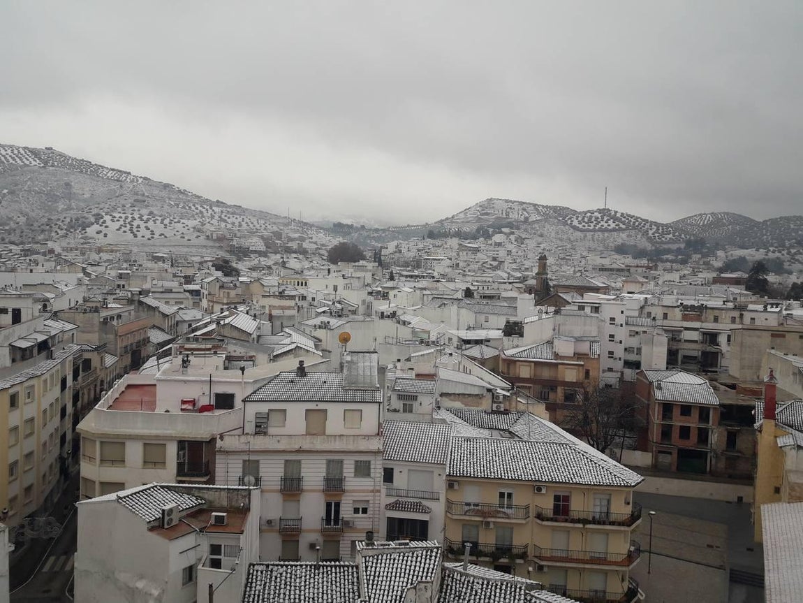 La primera nevada del año en Córdoba, en imágenes