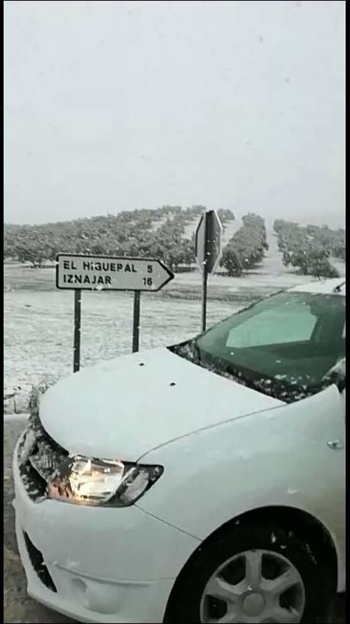La primera nevada del año en Córdoba, en imágenes
