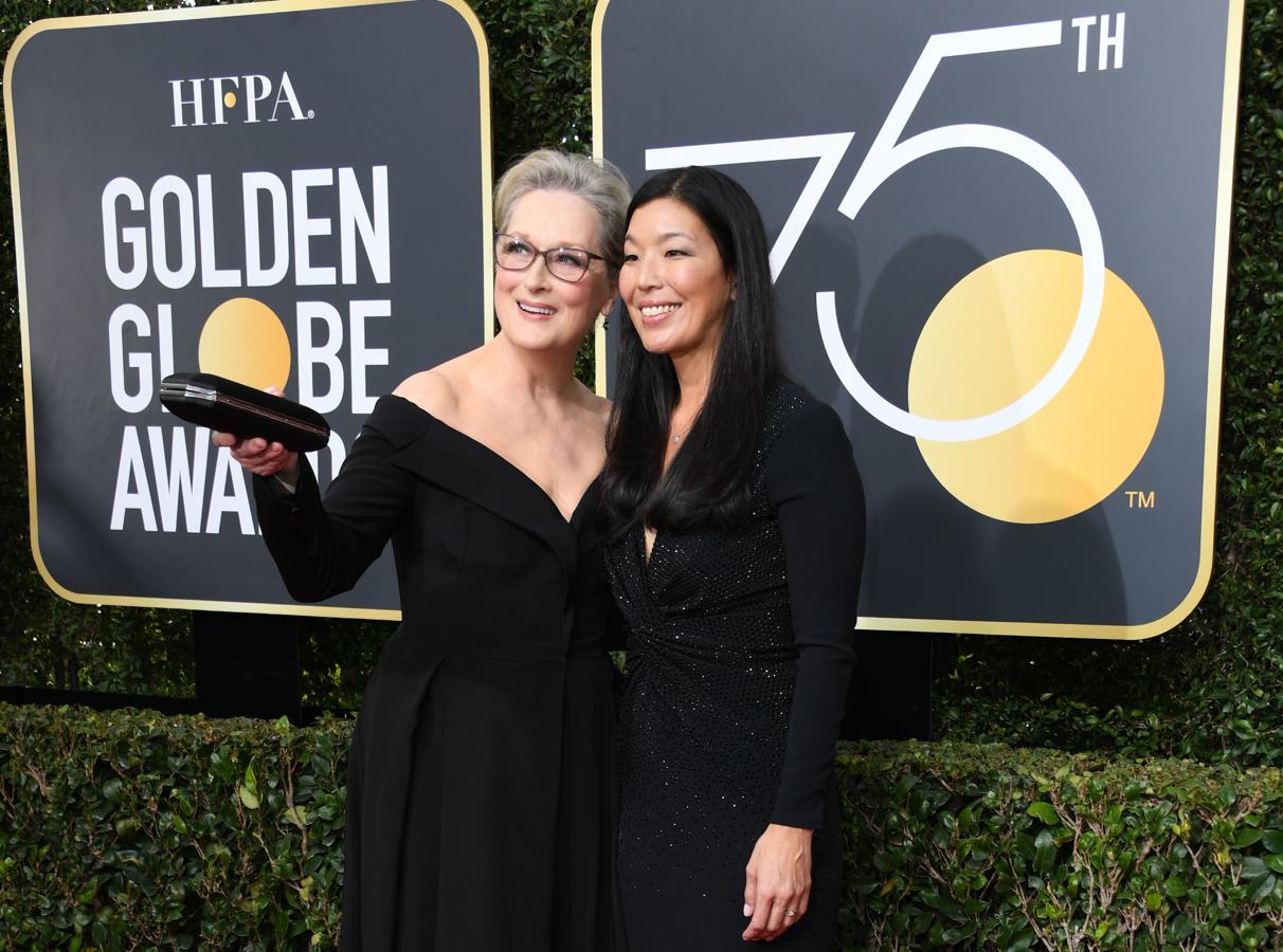 Meryl Streep y Ai-jen Poo. 