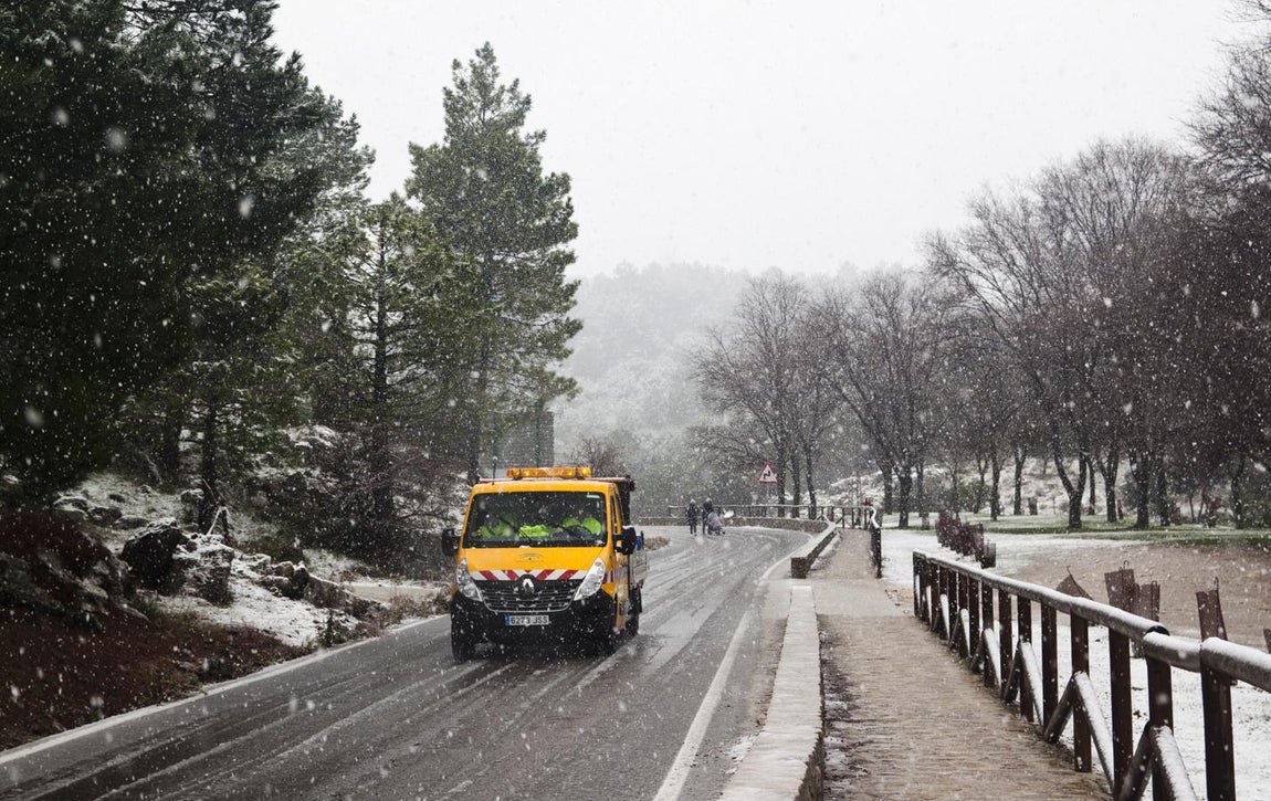 FOTOS: la nieve cubre la Sierra de Cádiz