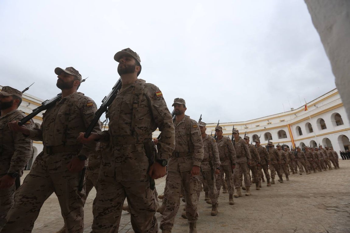 Despedida en el Tercio de Armada a los infantes de Marina que parten a Mali
