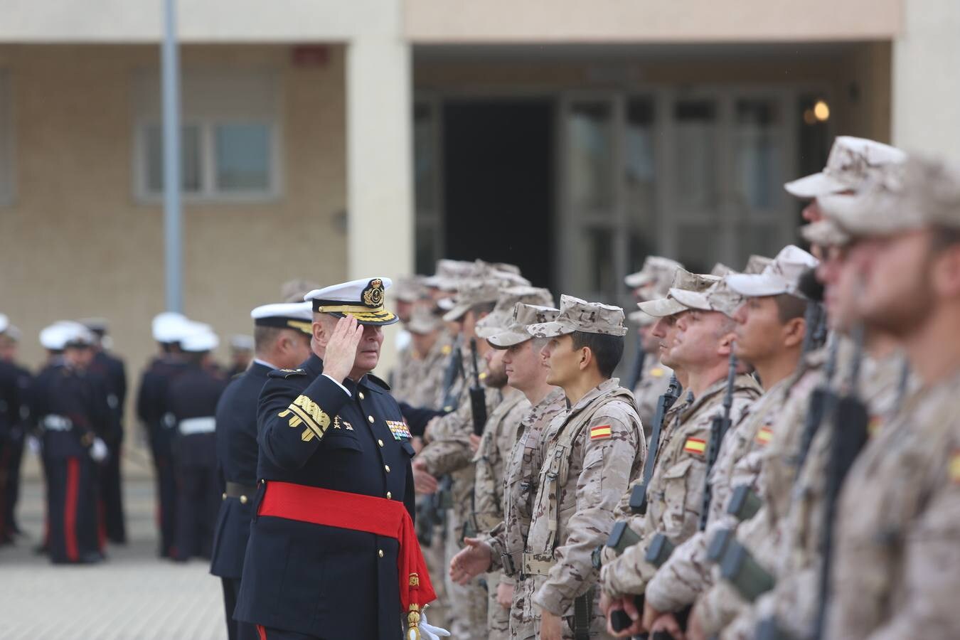 Despedida en el Tercio de Armada a los infantes de Marina que parten a Mali