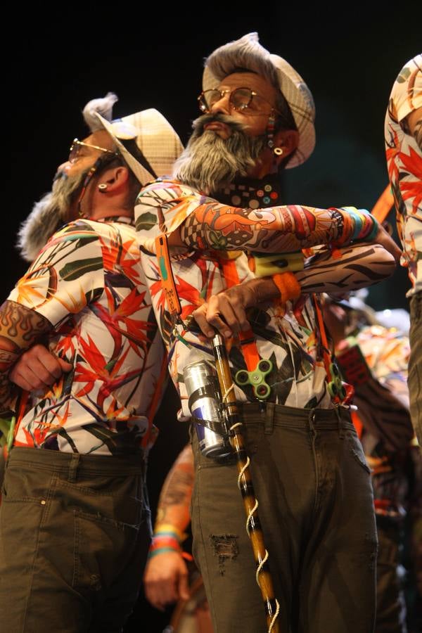 FOTOS: Chirigota Regreso del futuro en Preliminares. Carnaval de Cádiz 2018