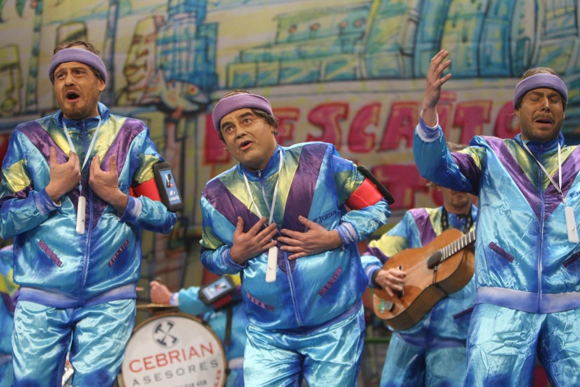 FOTOS: chirigota Los crazy de los 40 en el COAC 2018