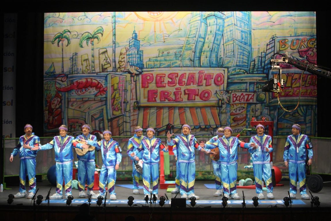 FOTOS: chirigota Los crazy de los 40 en el COAC 2018