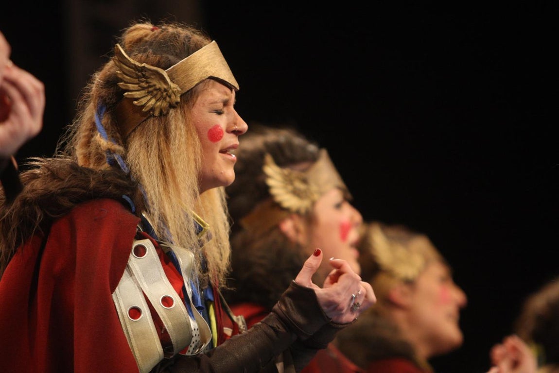 FOTOS: comparsa &#039;Las guerrilleras&#039; en el COAC 2018