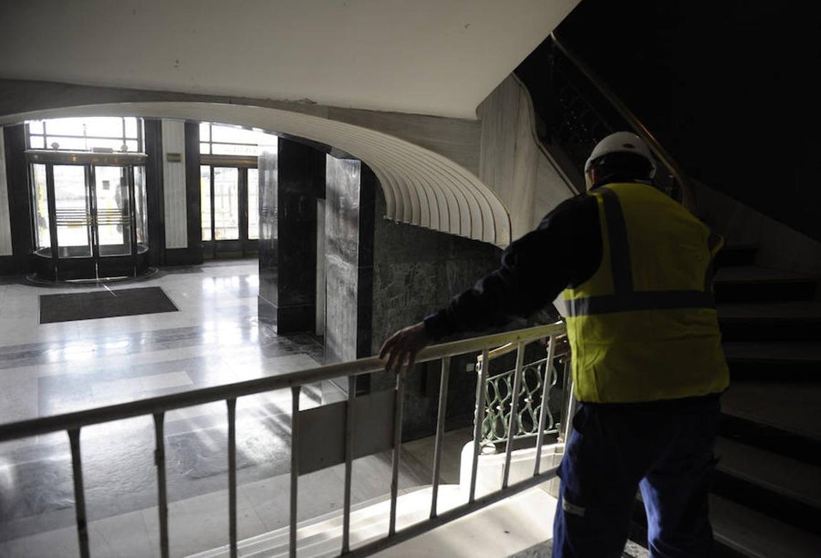 2.. Los trabahos de rehabilitación del edificio comenzaron el pasado 8 de enero