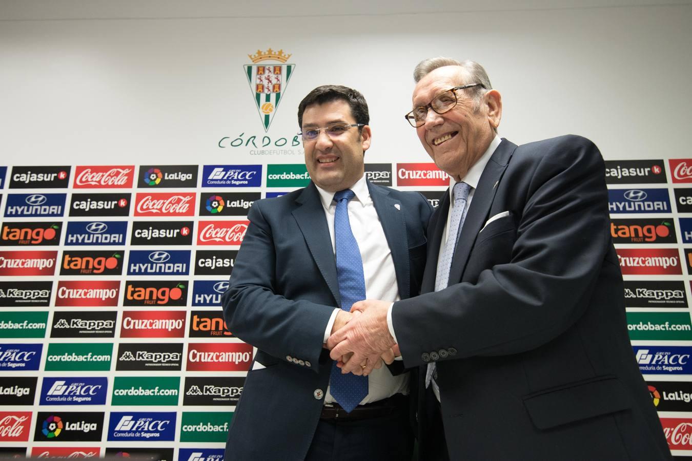 La venta del Córdoba CF a Jesús León, en imágenes