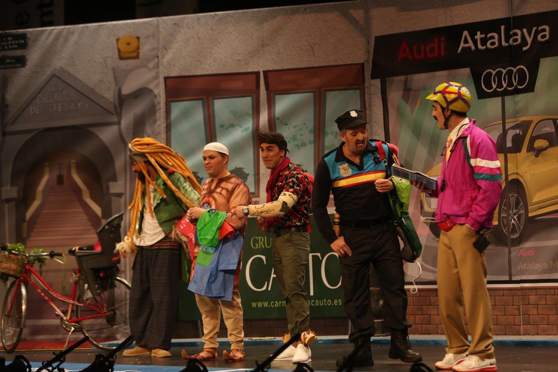 FOTOS: Lo mismo nos vemos en Elcano... El cuarteto del Gago en el Carnaval de Cádiz