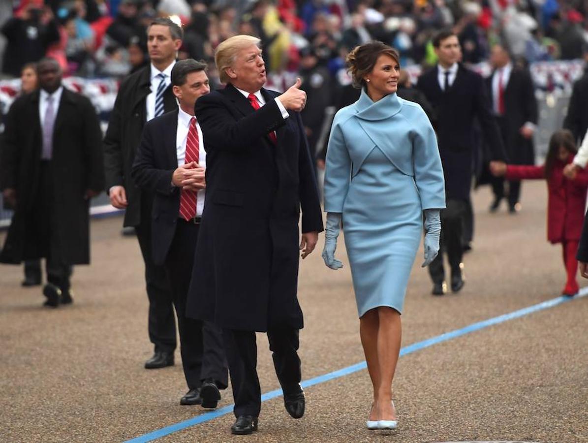 En la toma de posesión de Donald Trump, de Ralph Lauren. 