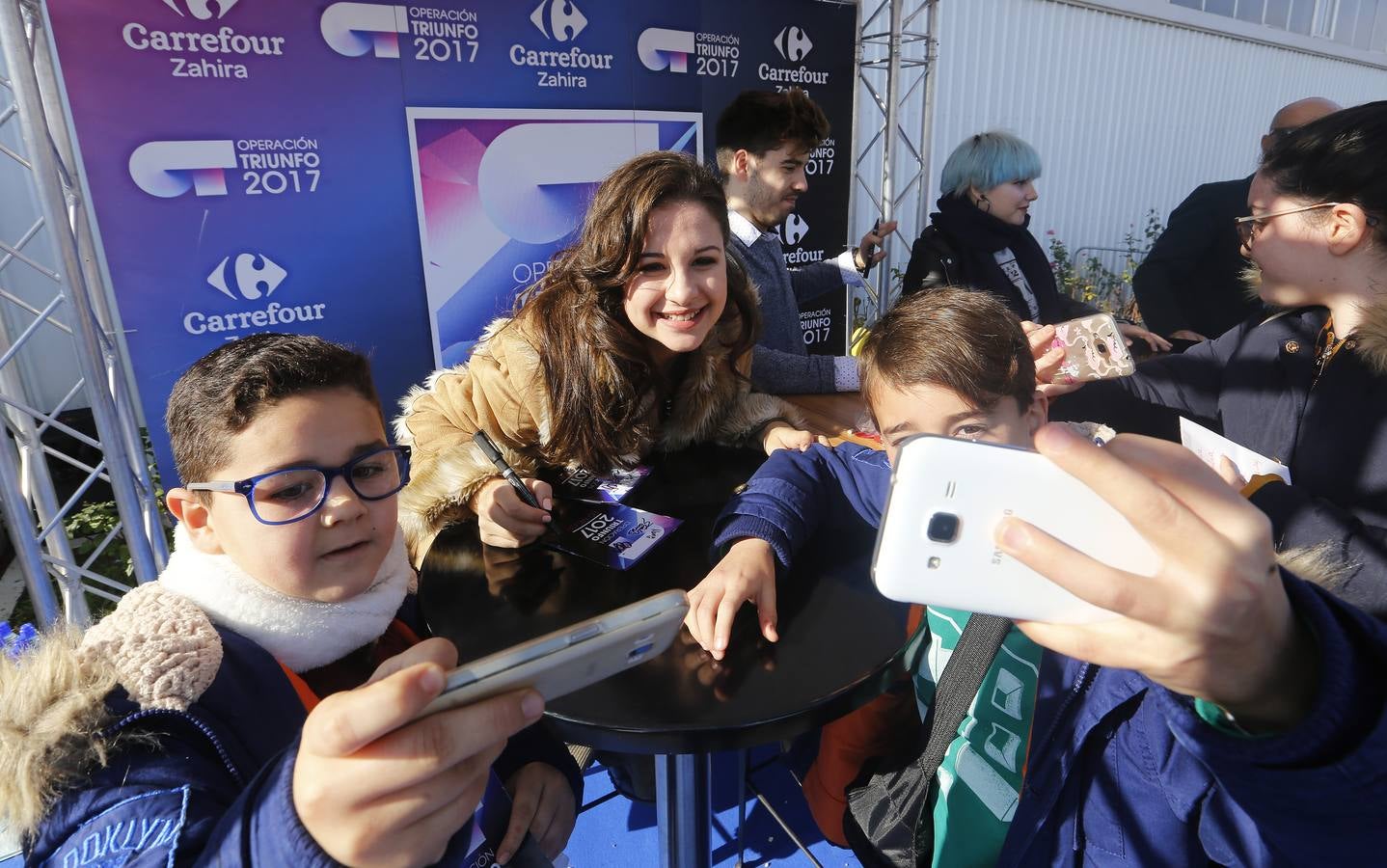 La firma de discos de los chicos de Operación Triunfo en Córdoba, en imágenes