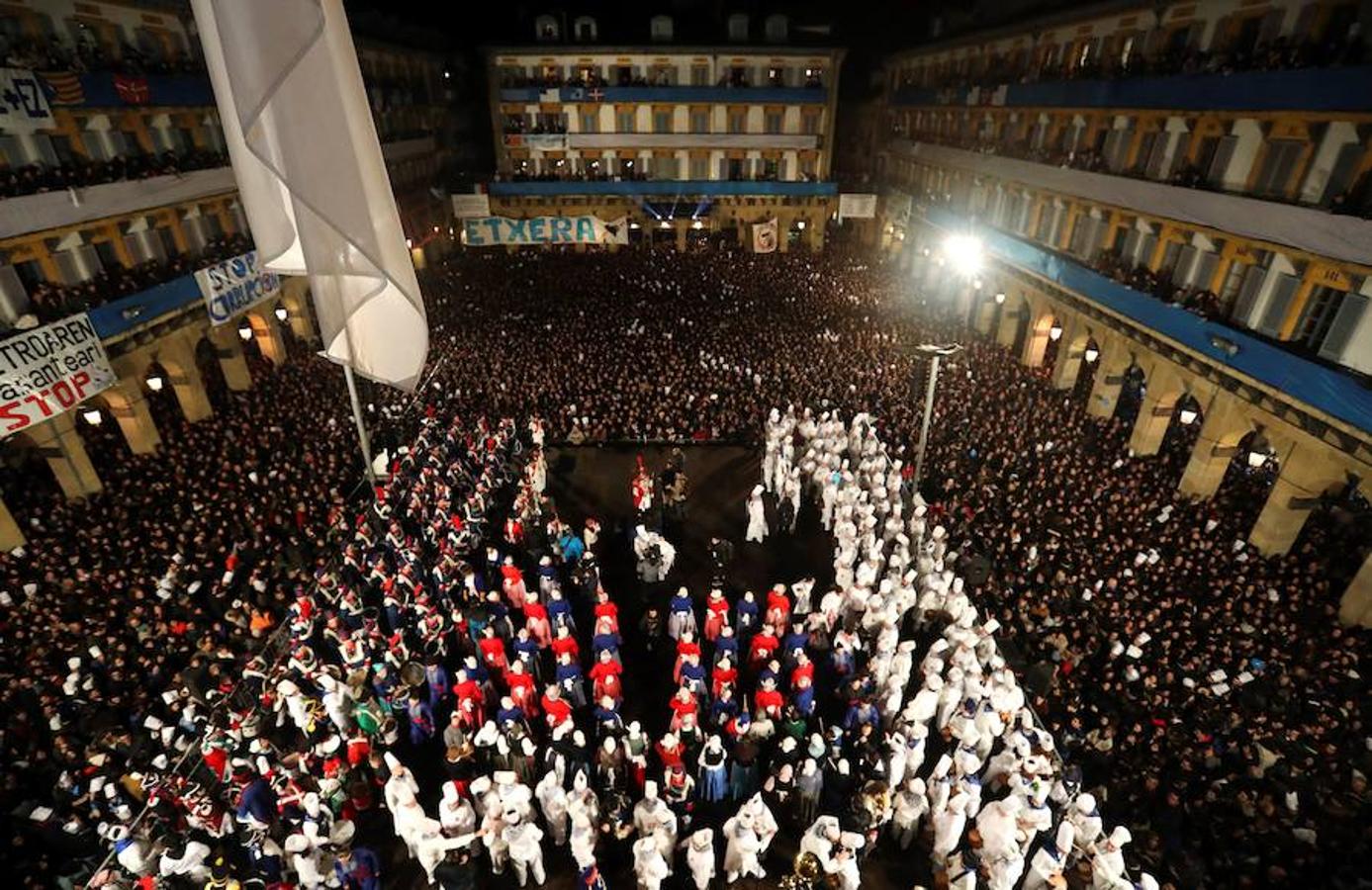 Las mejores imágenes de la tamborrada de San Sebastián