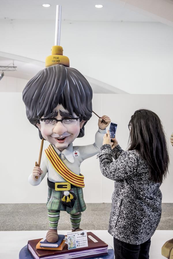 Puigdemont y el «procés» de Cataluña protagonizan las Fallas 2018 de Valencia. 