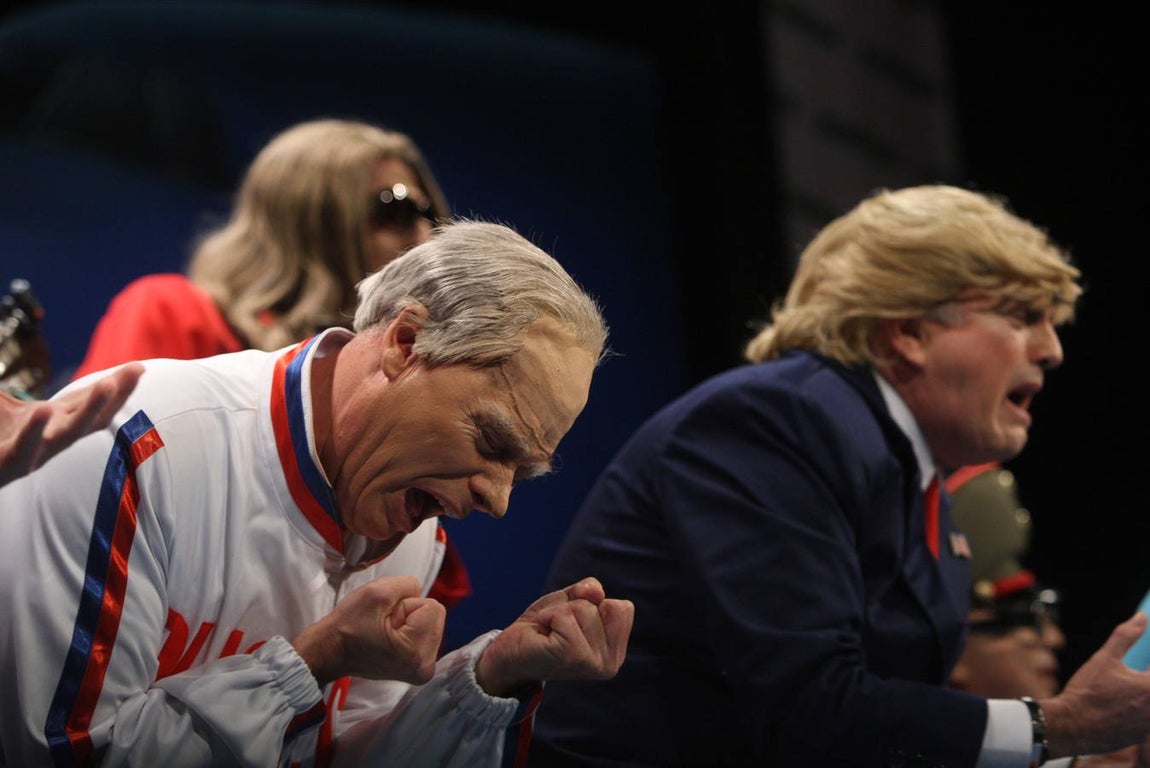 Actuación en cuartos de la chirigota Grupo de Guasa