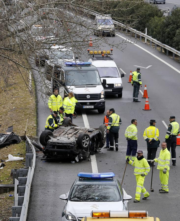 Las imágenes del accidente mortal en la A4 de Córdoba