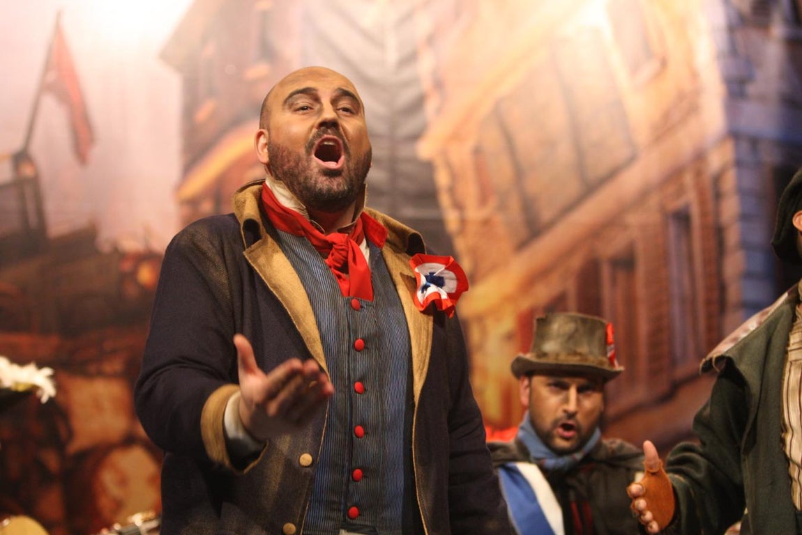 FOTOS: comparsa 'Pueblo llano' en Semifinales del COAC 2018