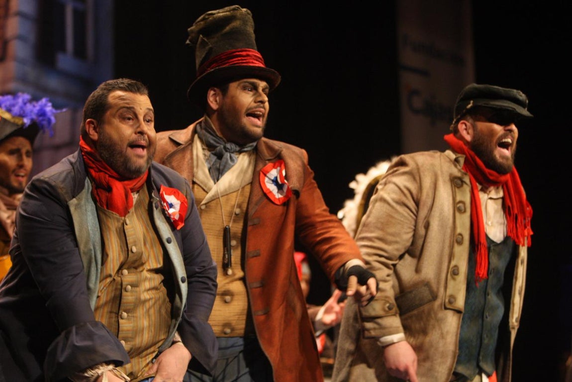 FOTOS: comparsa 'Pueblo llano' en Semifinales del COAC 2018