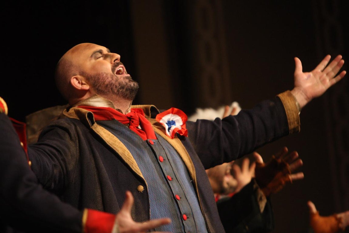 FOTOS: comparsa 'Pueblo llano' en Semifinales del COAC 2018