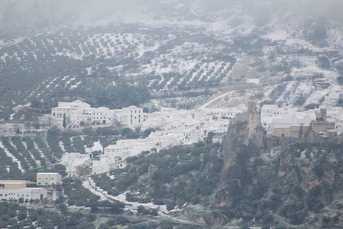 En imágenes, la nieve puebla el sur de la provincia de Córdoba
