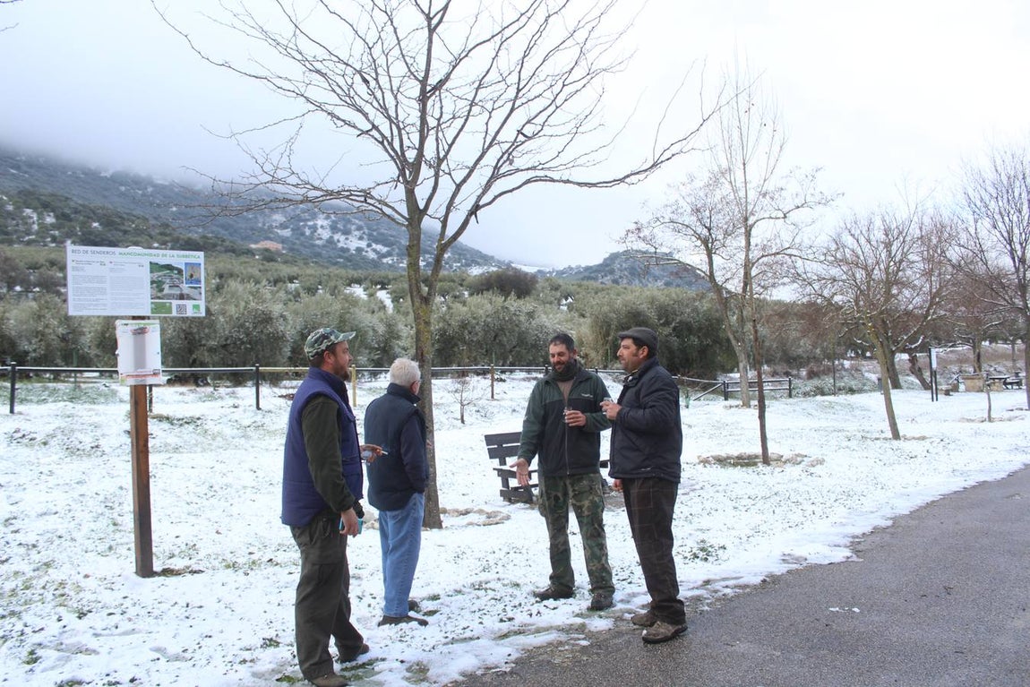 En imágenes, la nieve puebla el sur de la provincia de Córdoba