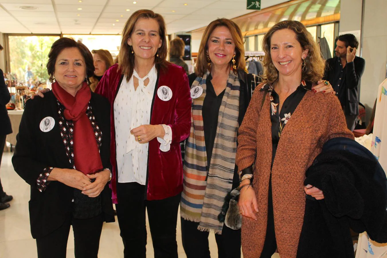 Myriam Álvarez, Mónica Gutiérrez, Macarena Blázquez y Mercedes Molina