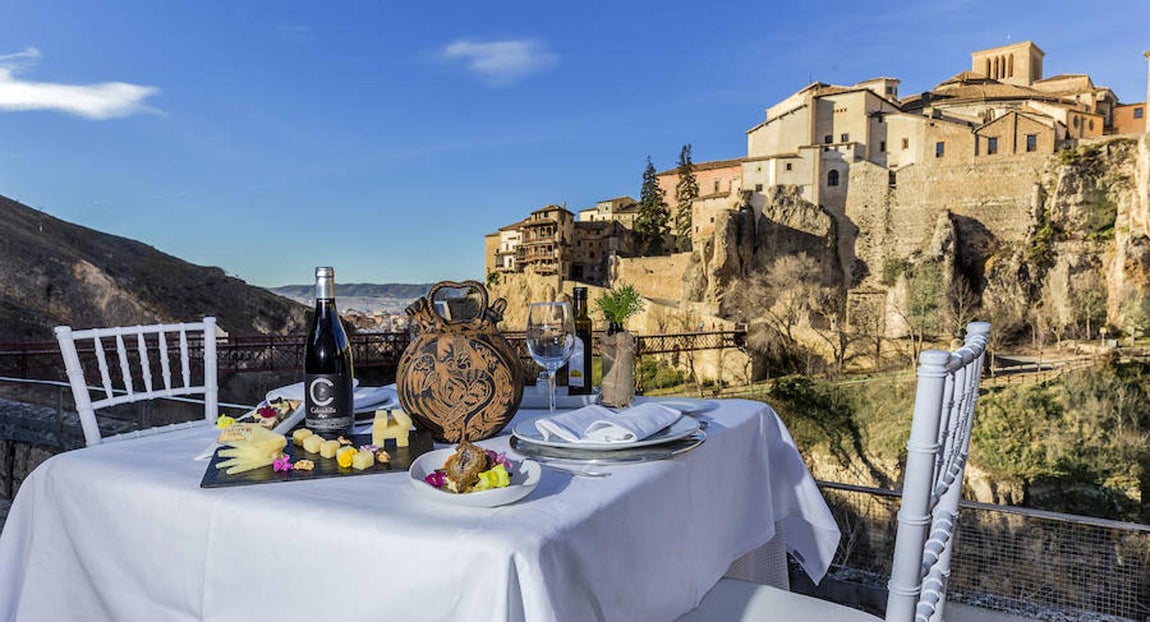 Vista de las Casas Colgadas desde el Parador. 