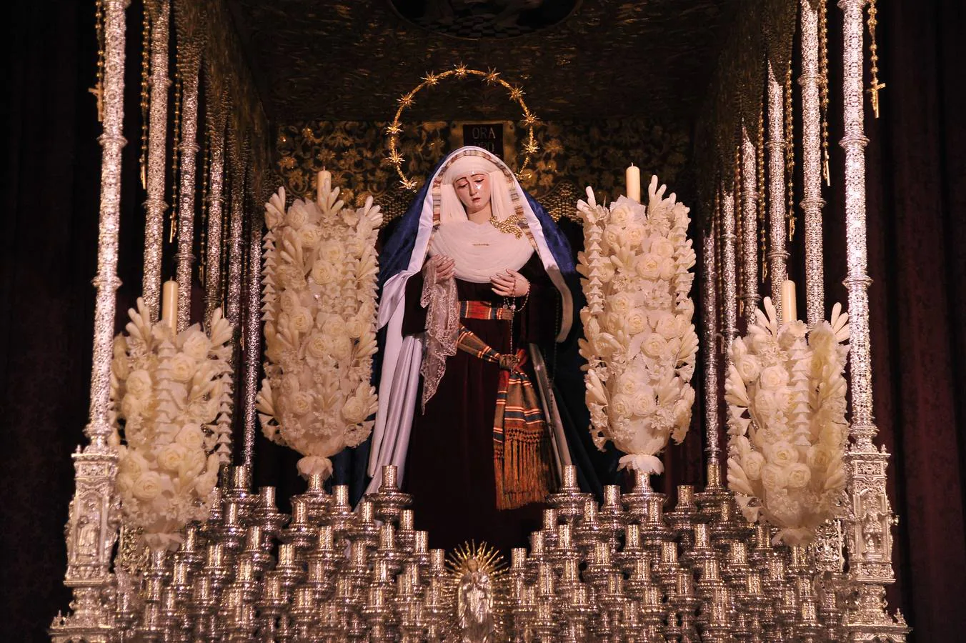 Galería de la Virgen del Rosario de Montesión en su paso de palio