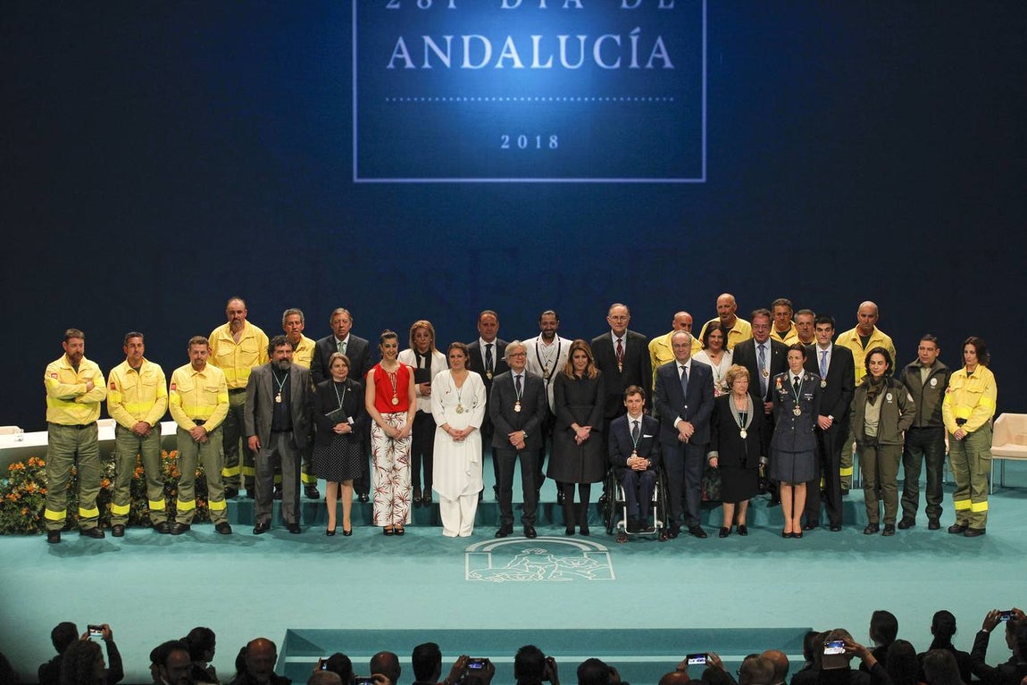 Entrega de las Medallas de Andalucía 2018, en imágenes