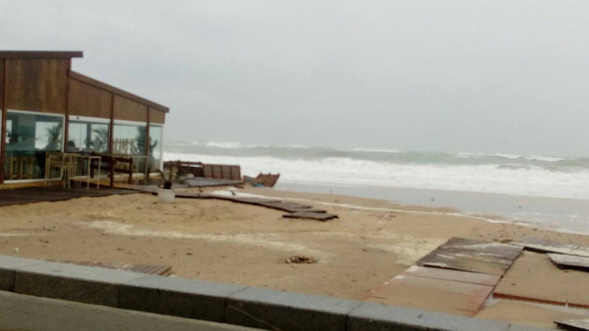 FOTOS: Temporal en la provincia de Cádiz
