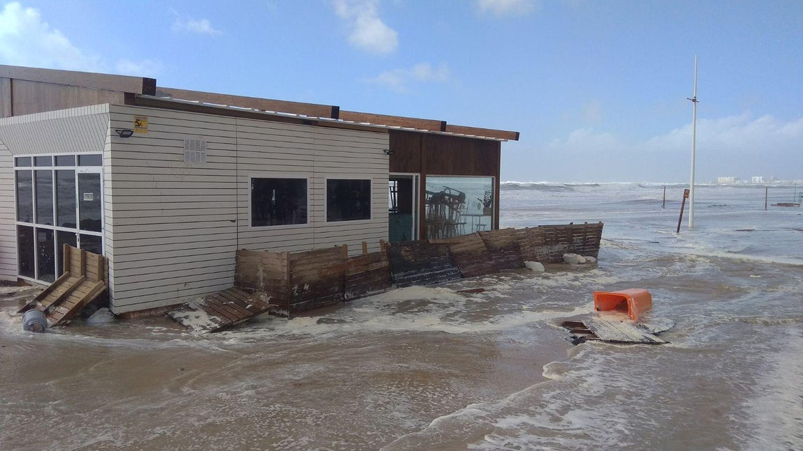 FOTOS: &#039;Emma&#039; deja estragos en Cádiz capital