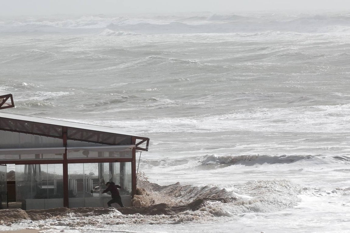 Las impresionantes imágenes que deja el temporal