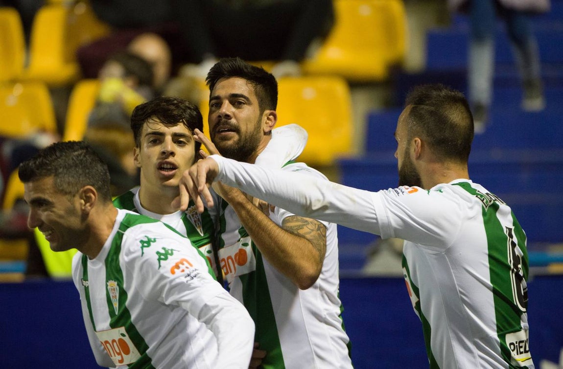 Imágenes de otra alegría del Córdoba CF en Alcorcón