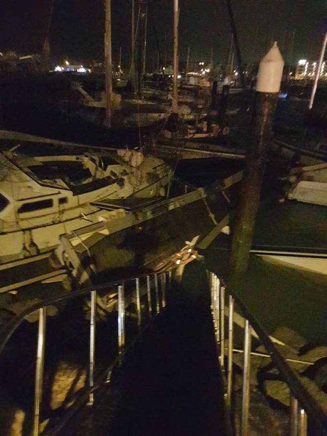 Un tornado arrasa Puerto Sherry