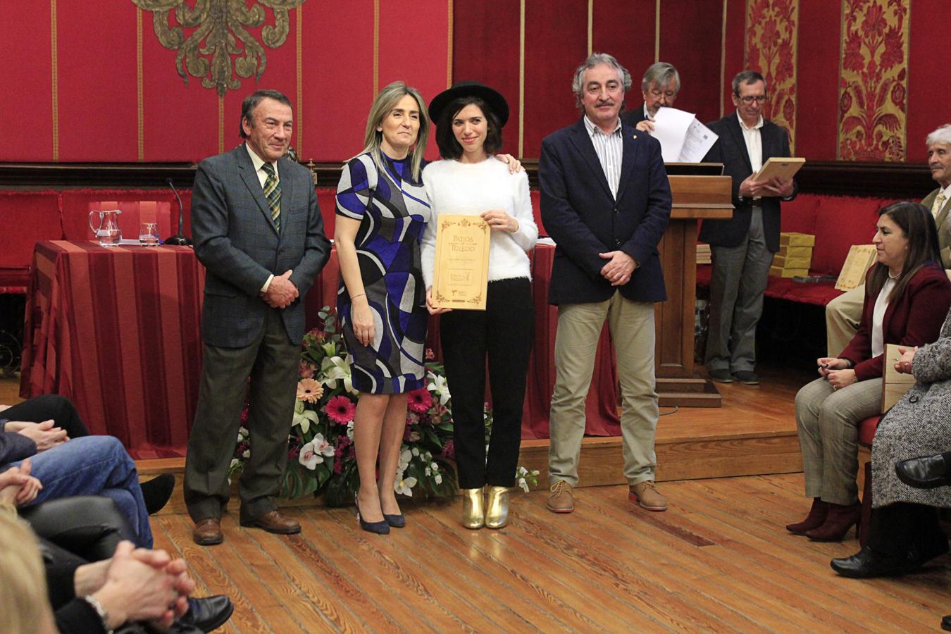 Acto de entrega de los premios de la XVIII edición del Certamen de Patios del Corpus