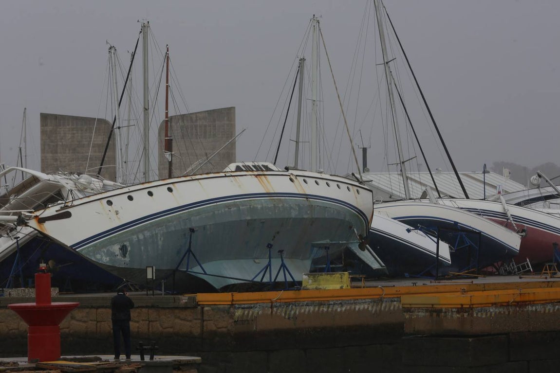 Así está Puerto Sherry después del tornado