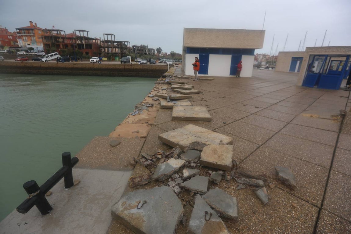 Así está Puerto Sherry después del tornado