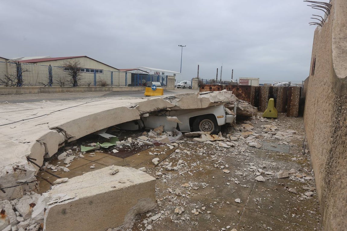 Así está Puerto Sherry después del tornado