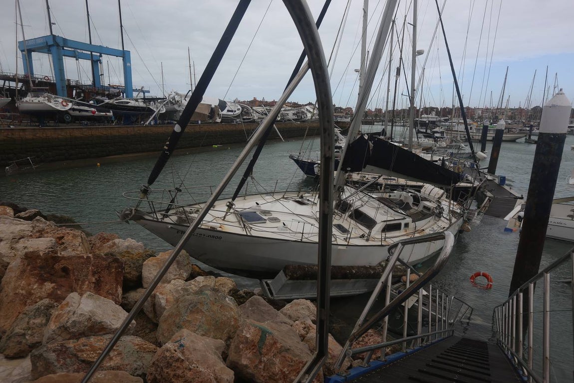 Así está Puerto Sherry después del tornado