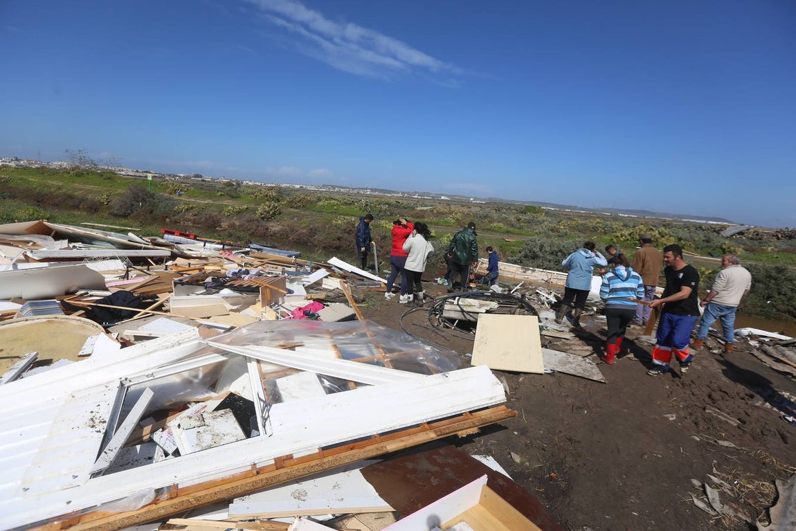 FOTOS: El tornado da la puntilla a un Cádiz maltrecho tras &#039;Emma&#039;