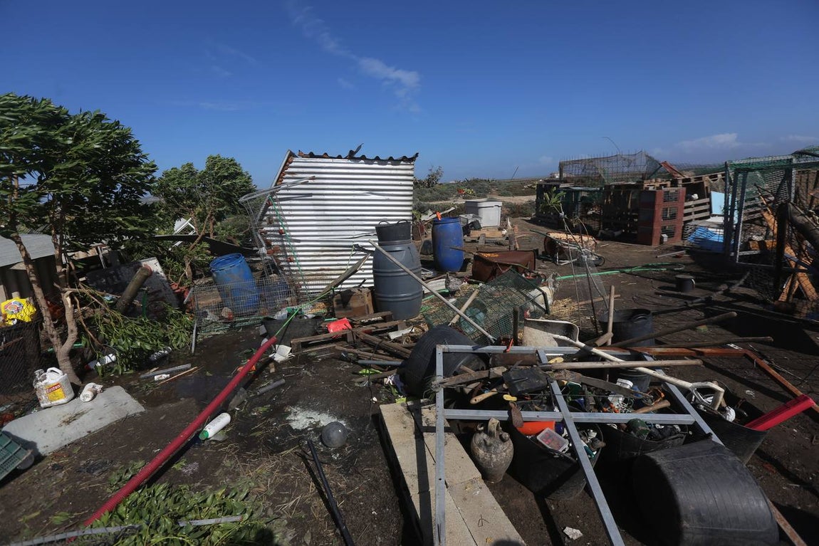 FOTOS: El tornado da la puntilla a un Cádiz maltrecho tras &#039;Emma&#039;
