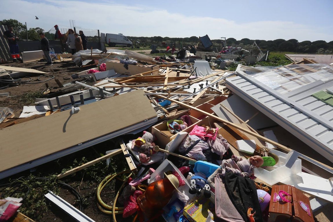 FOTOS: El tornado da la puntilla a un Cádiz maltrecho tras &#039;Emma&#039;